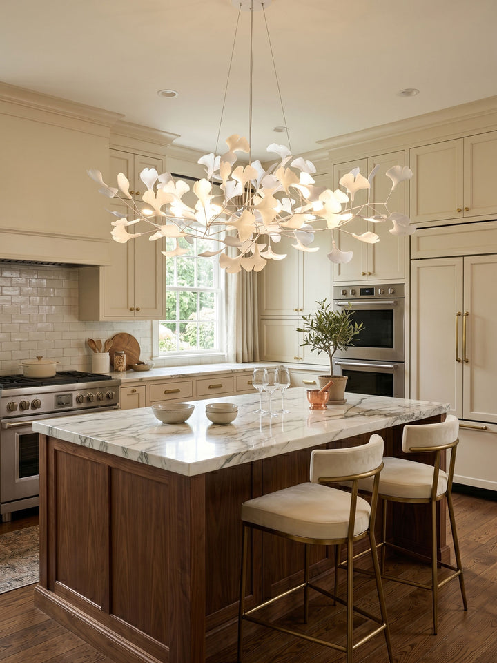 Gingko Wreath Chandelier - Vakkerlight