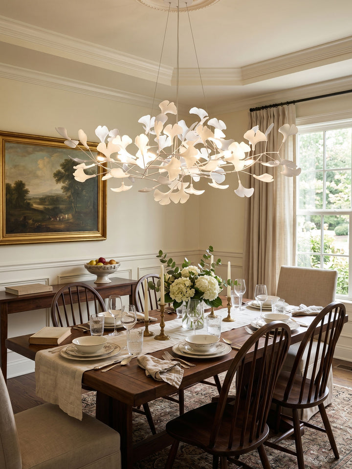 Gingko Wreath Chandelier - Vakkerlight