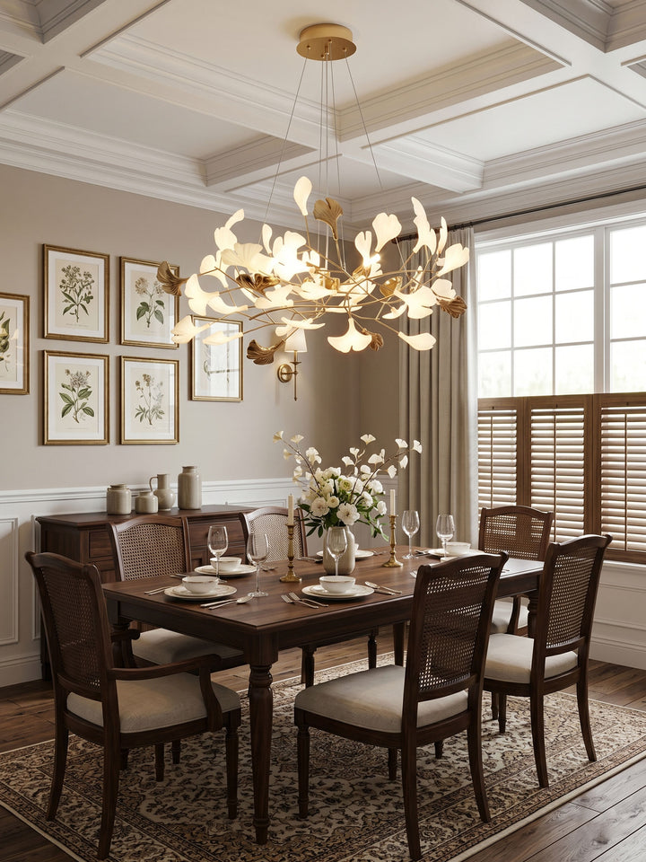Gingko Wreath Chandelier - Vakkerlight