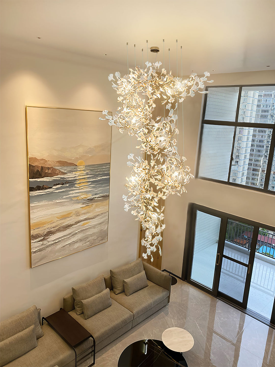 Gingko Chandelier F - Vakkerlight