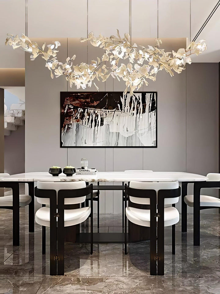 Double Layer Combination Gingko Chandelier - Vakkerlight