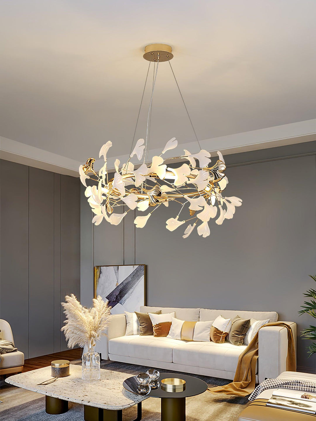 Gingko Chandelier T - Vakkerlight