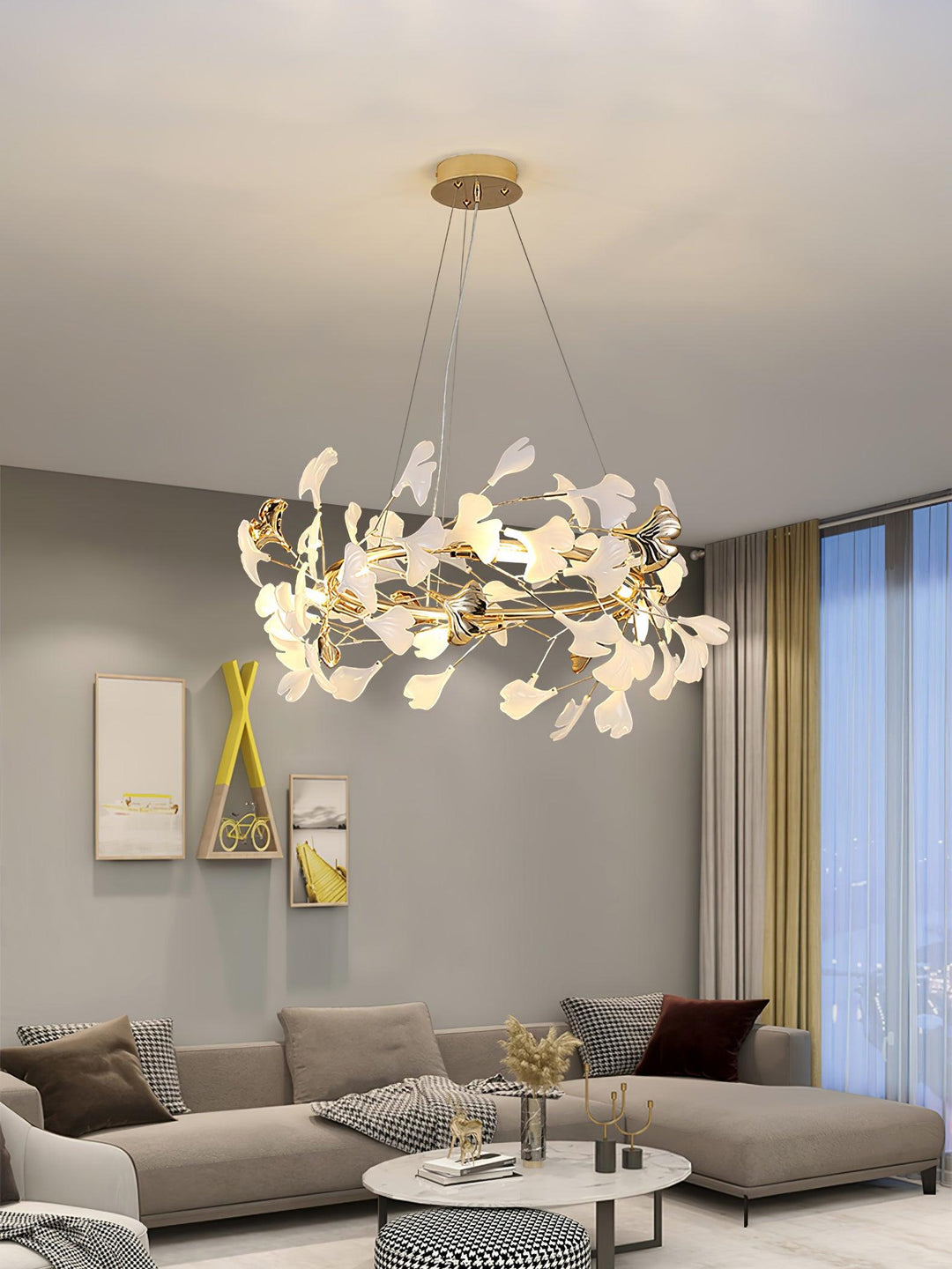 Gingko Chandelier T - Vakkerlight