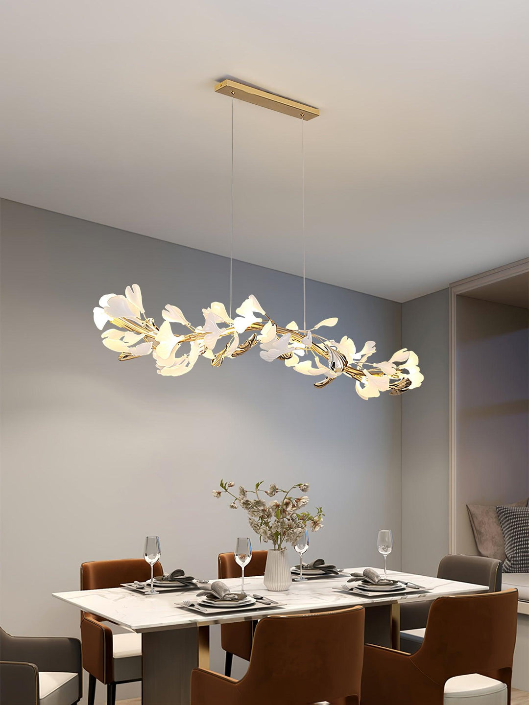 Gingko Chandelier T - Vakkerlight