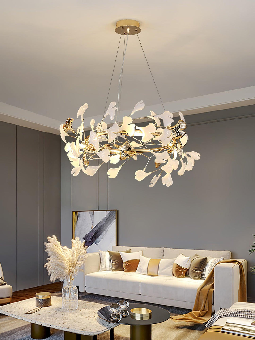 Gingko Chandelier T - Vakkerlight