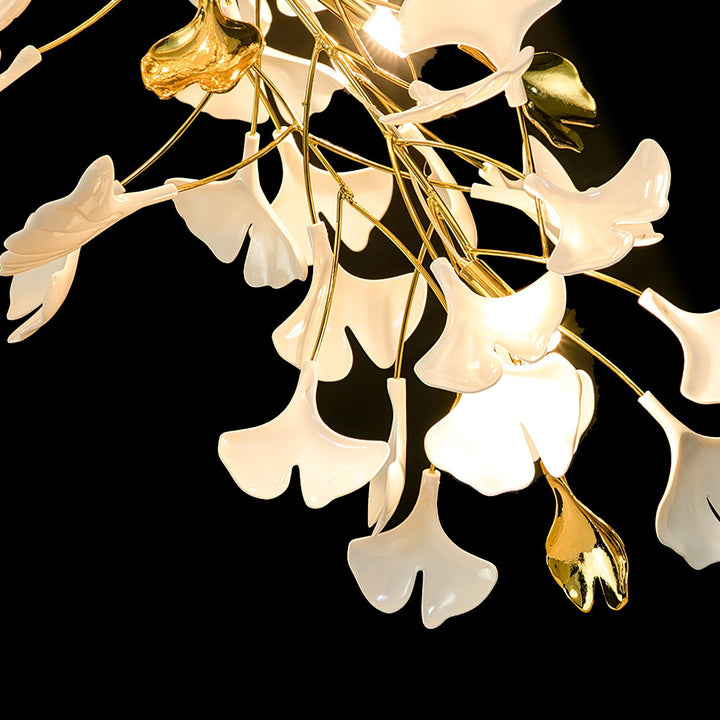 Gingko Long Branch Chandelier - Vakkerlight