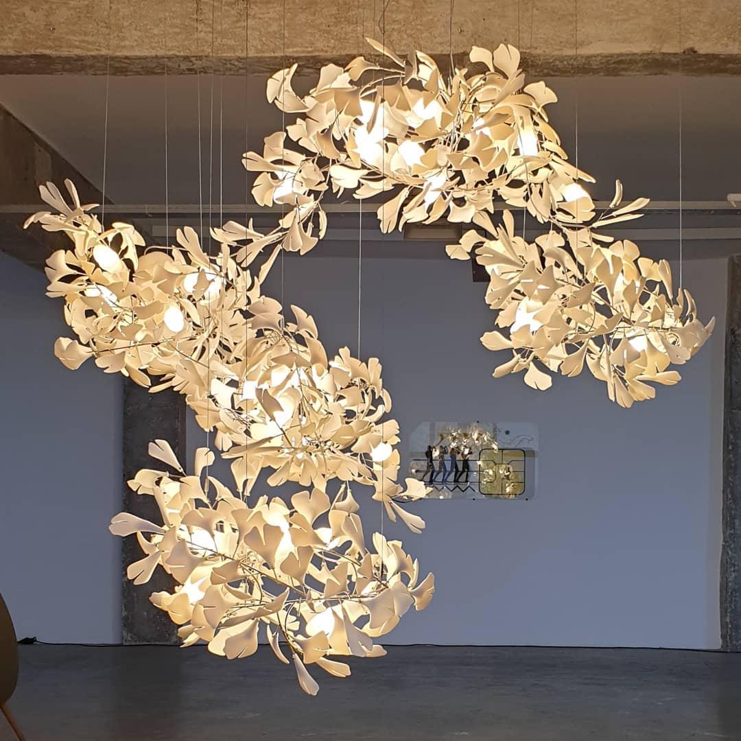 Gingko Chandelier F