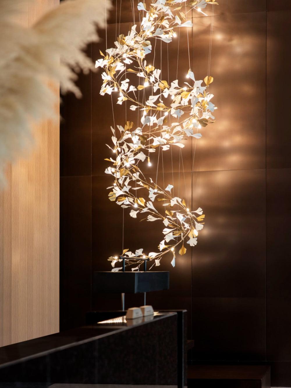 Gingko Chandelier F