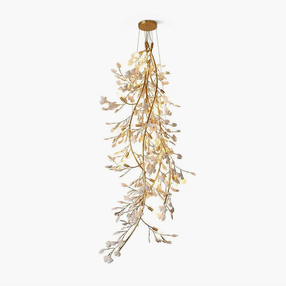 Gingko Long Branch Chandelier - Vakkerlight