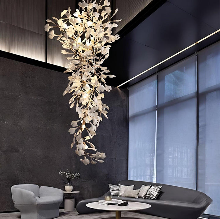 Gingko Long Branch Chandelier - Vakkerlight