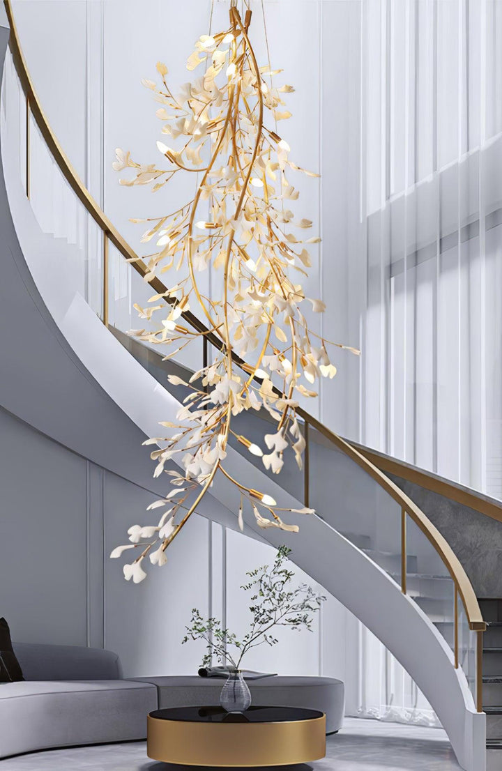 Gingko Long Branch Chandelier - Vakkerlight