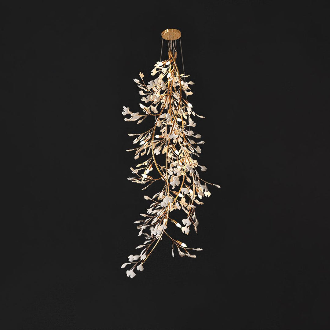 Gingko Long Branch Chandelier - Vakkerlight