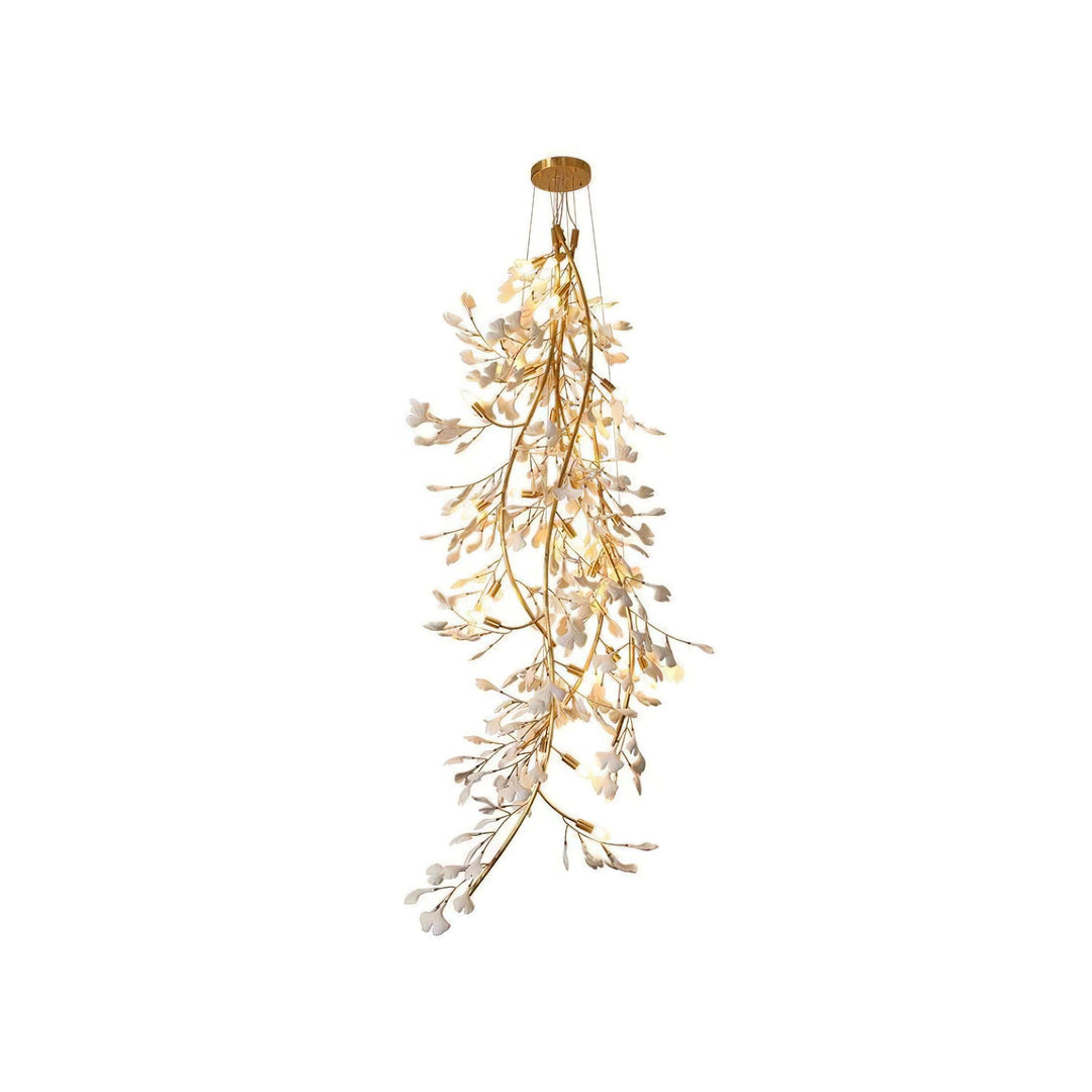 Gingko Long Branch Chandelier - Vakkerlight