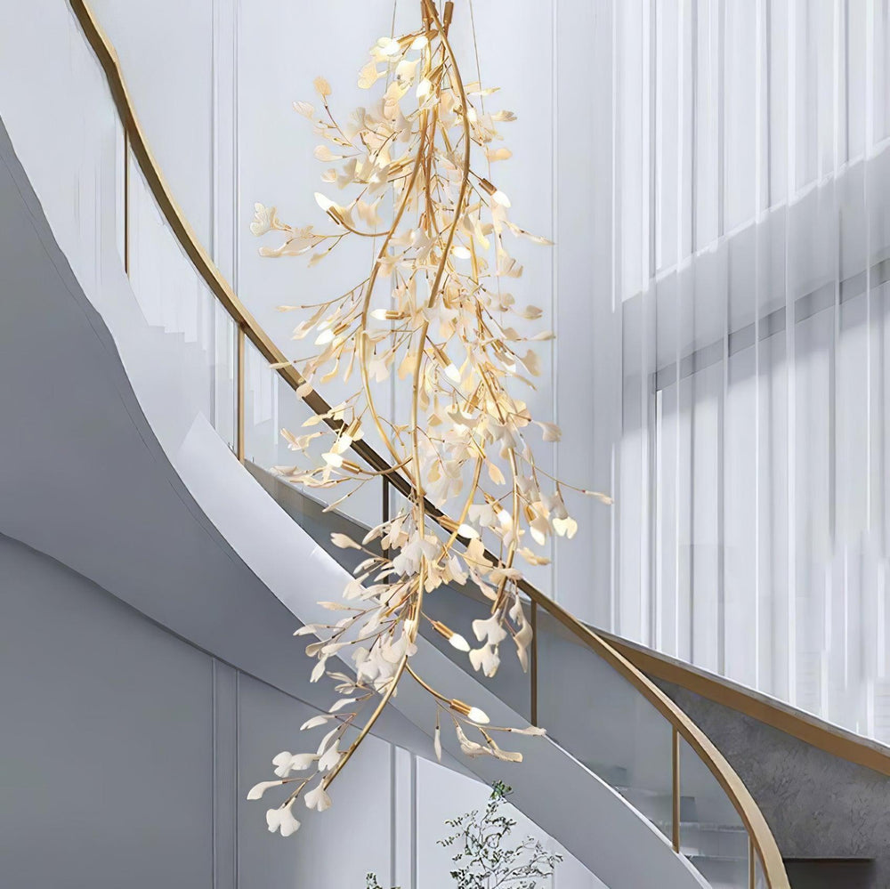 Gingko Long Branch Chandelier - Vakkerlight