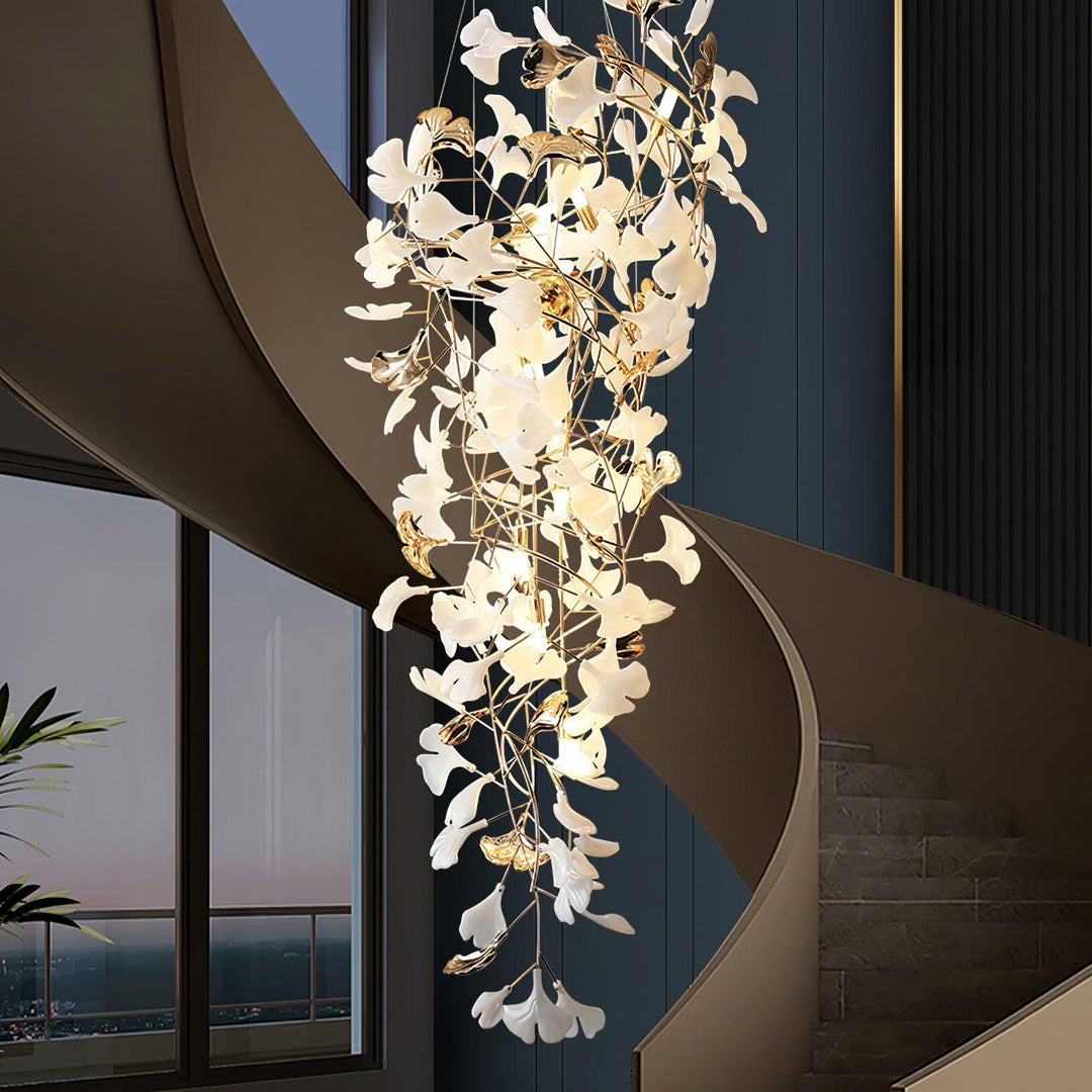 Gingko Ojo Chandelier - Vakkerlight