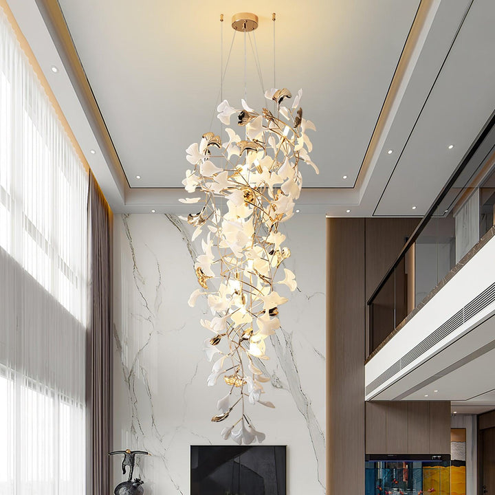 Gingko Ojo Chandelier - Vakkerlight