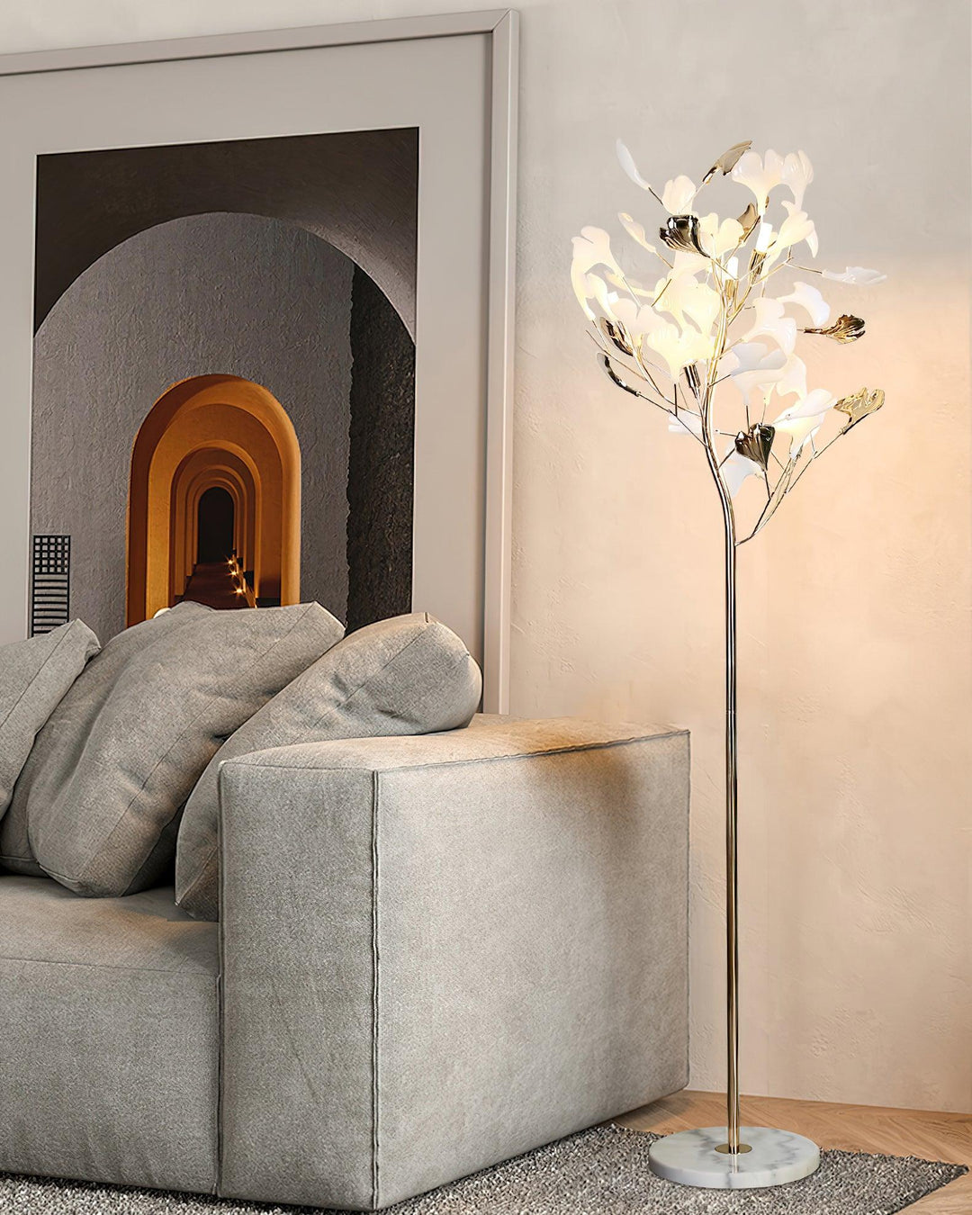 Gingko Leaf Floor Lamp - Vakkerlight