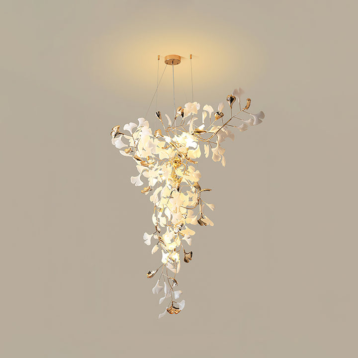 Ginkgo Tip Tlying Chandelier - Vakkerlight