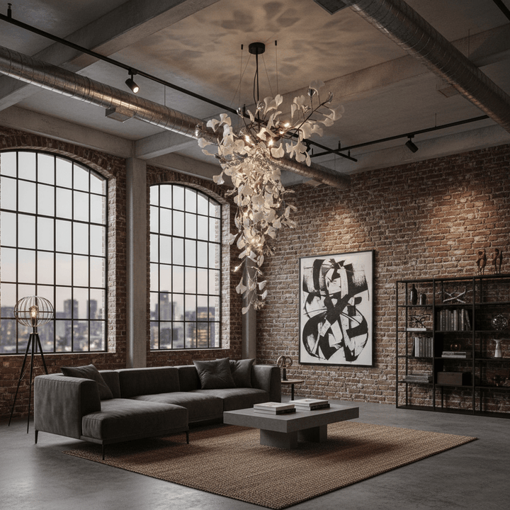 Ginkgo Tip Tlying Chandelier - Vakkerlight