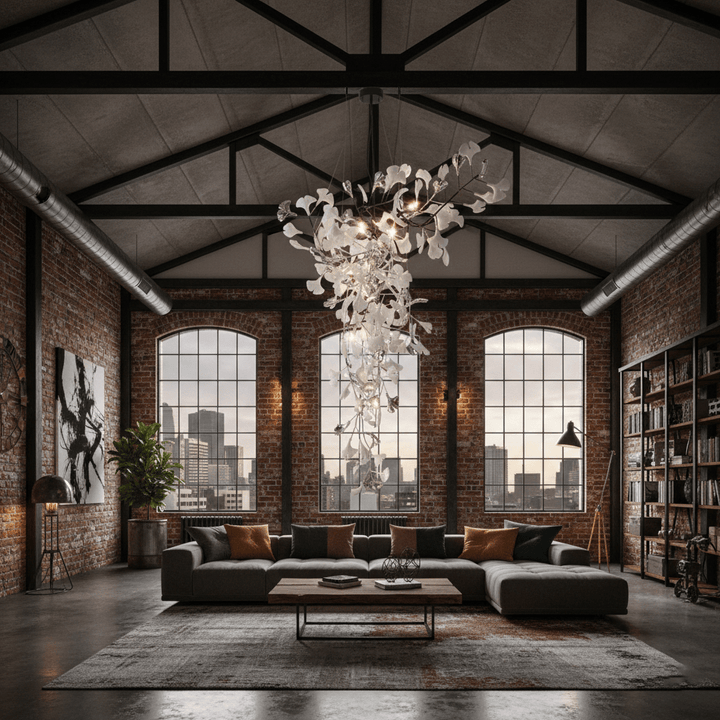 Ginkgo Tip Tlying Chandelier - Vakkerlight