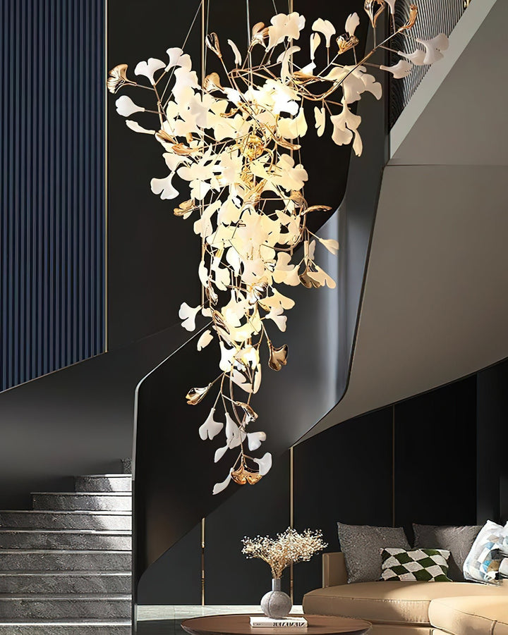 Ginkgo Tip Tlying Chandelier - Vakkerlight