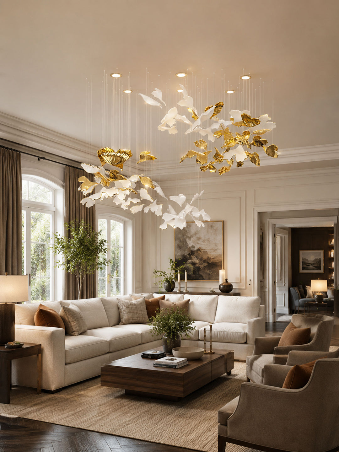 Ginkgo Tree Chandelier - Vakkerlight