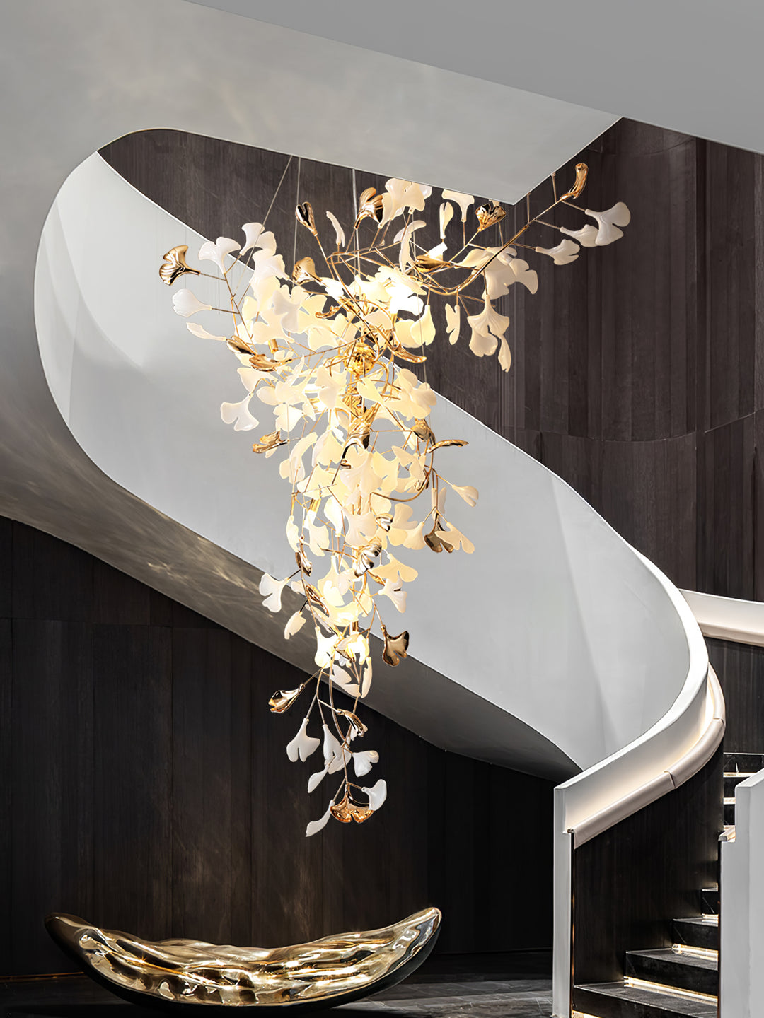 Ginkgo Tip Tlying Chandelier - Vakkerlight