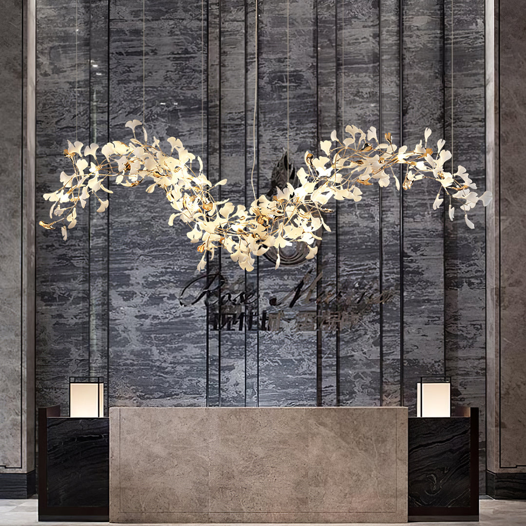 Ginkgo Tip Tlying Chandelier - Vakkerlight