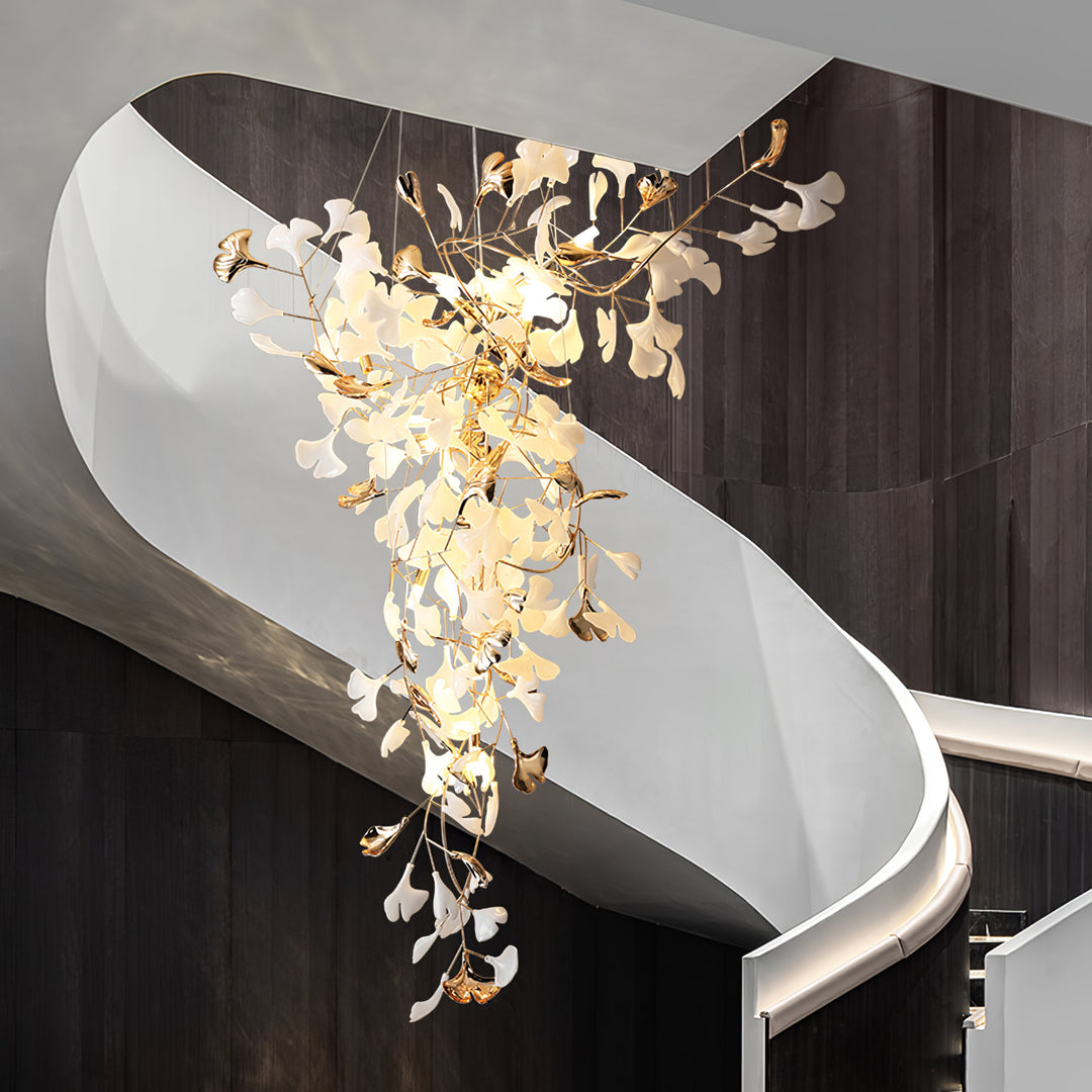 Ginkgo Tip Tlying Chandelier - Vakkerlight