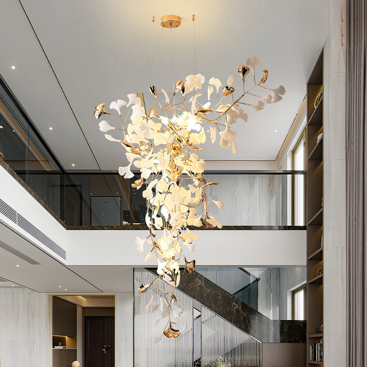 Ginkgo Tip Tlying Chandelier - Vakkerlight