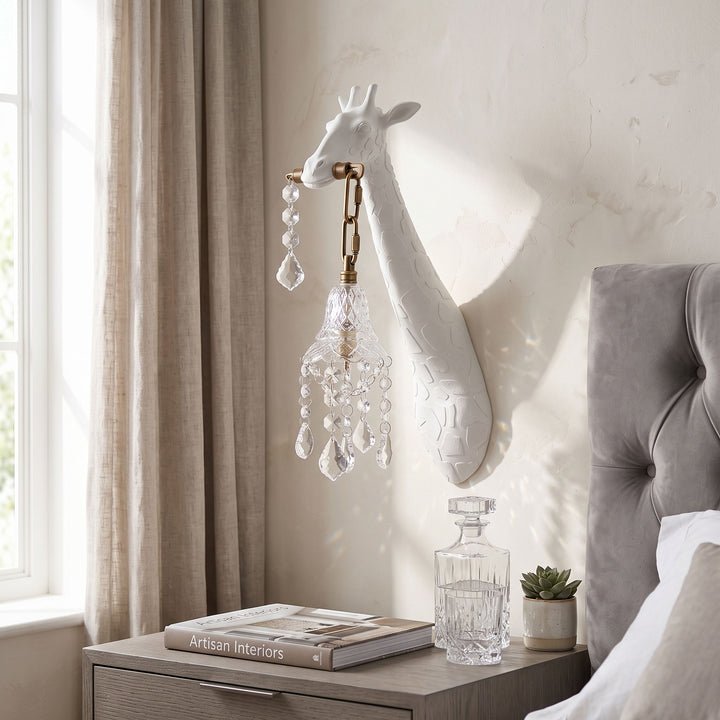 Giraffe Crystal Wall Lamp