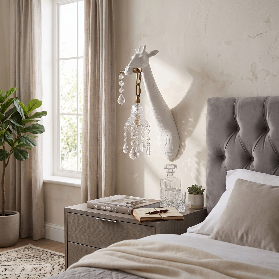 Giraffe Crystal Wall Lamp