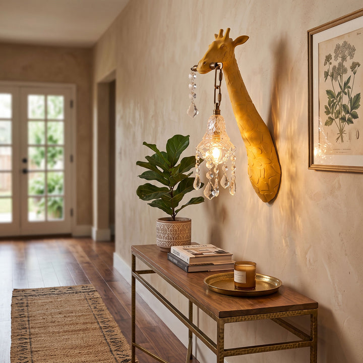 Giraffe Crystal Wall Lamp
