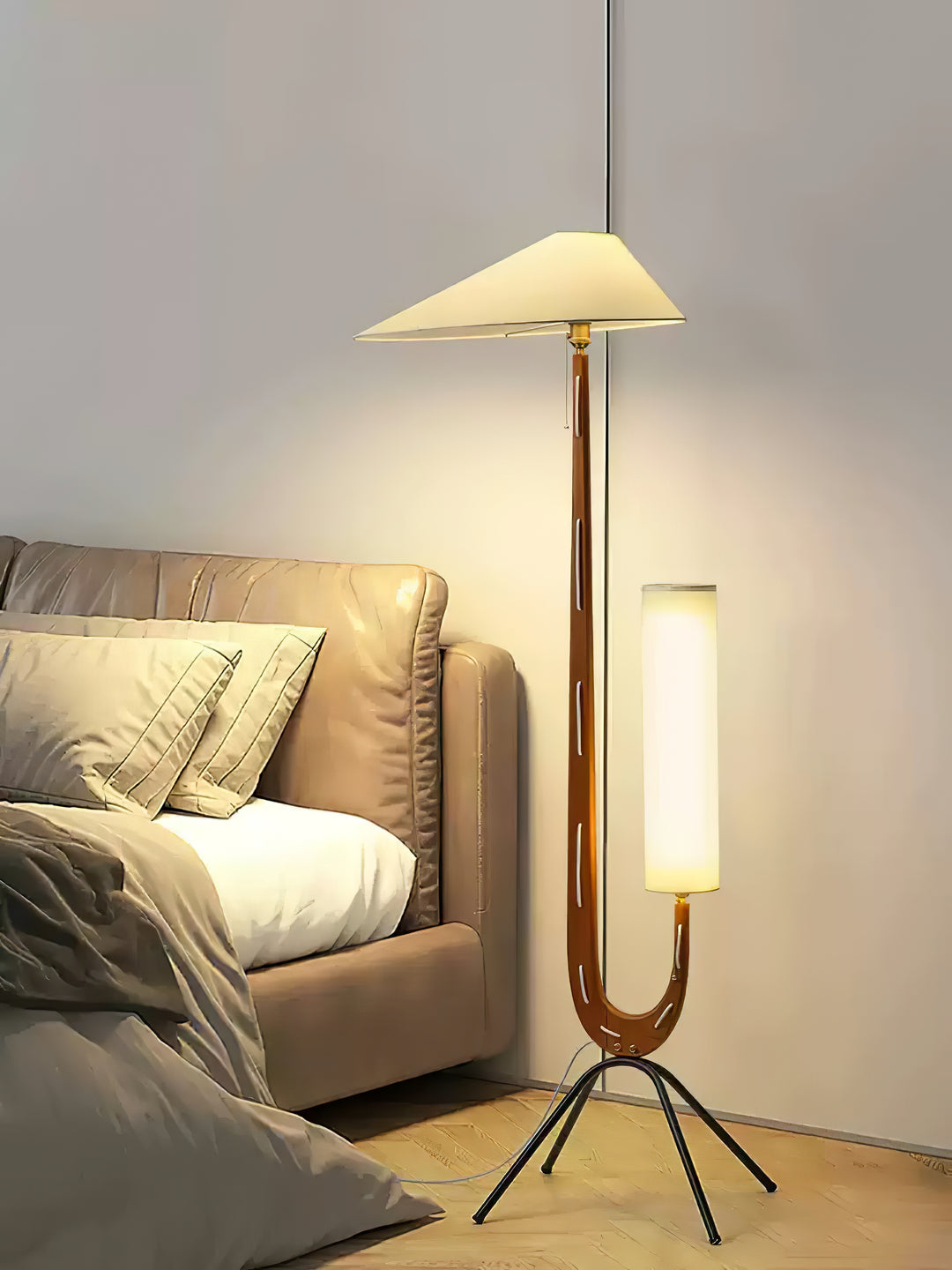 Giraf vloerlamp