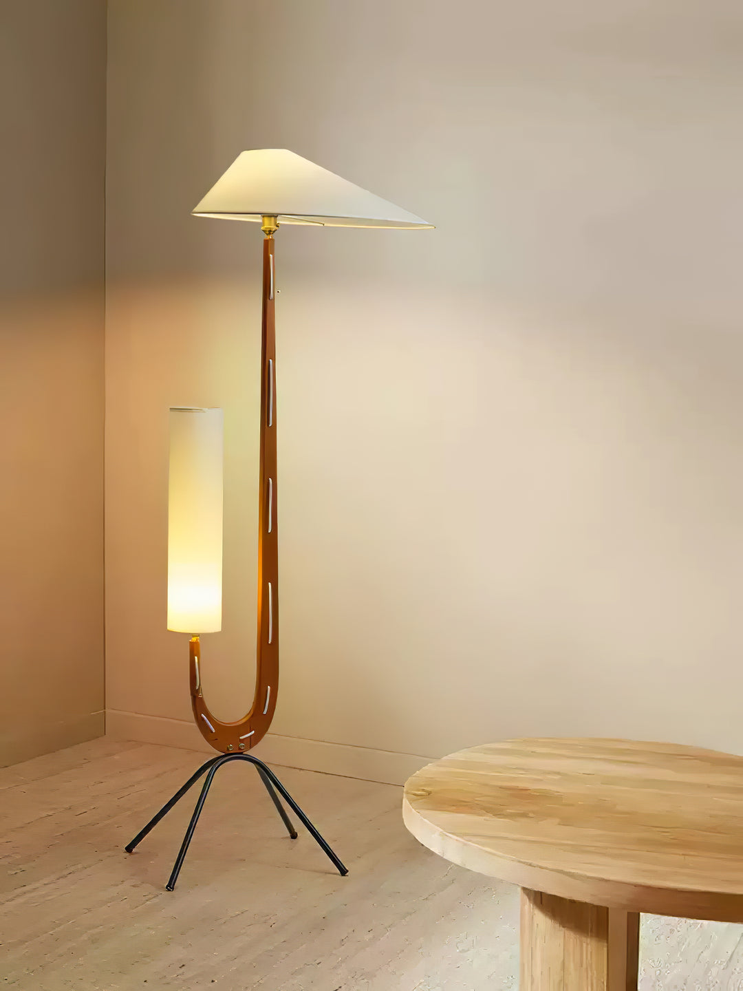 Giraf vloerlamp