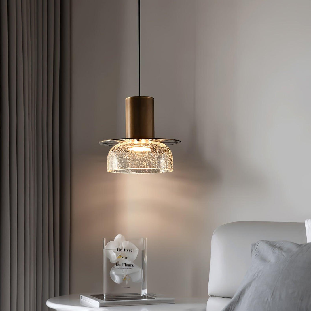 Glacier Crackle Glass Pendant Lamp - Vakkerlight