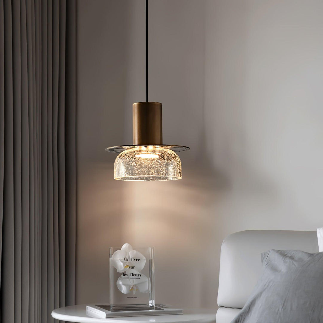 Glacier Crackle Glass Pendant Lamp - Vakkerlight