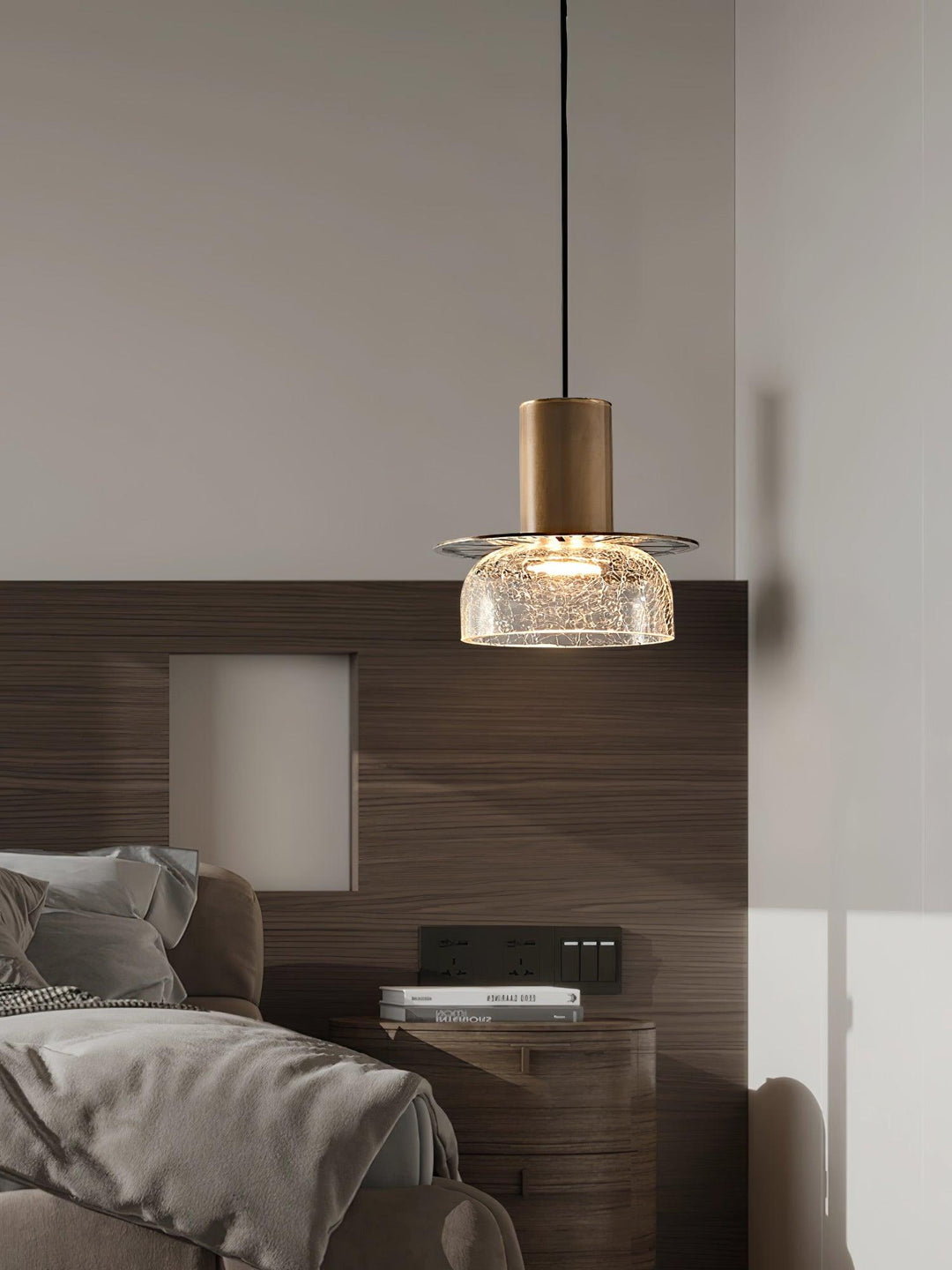 Glacier Crackle Glass Pendant Lamp - Vakkerlight