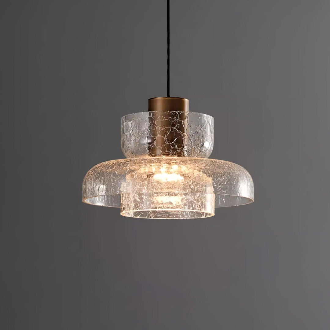 Glacier Crackle Glass Pendant Lamp - Vakkerlight