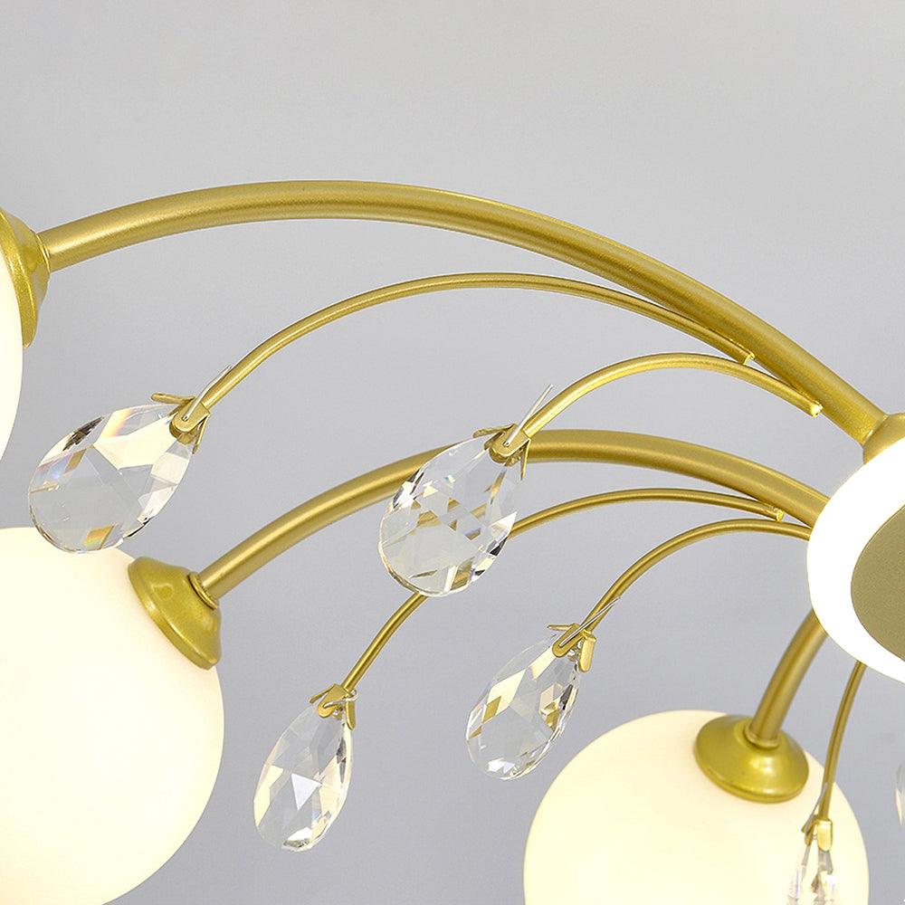 Glamorous Glass Raindrop Chandeliers - Vakkerlight