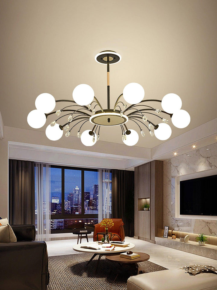 Glamorous Glass Raindrop Chandeliers - Vakkerlight