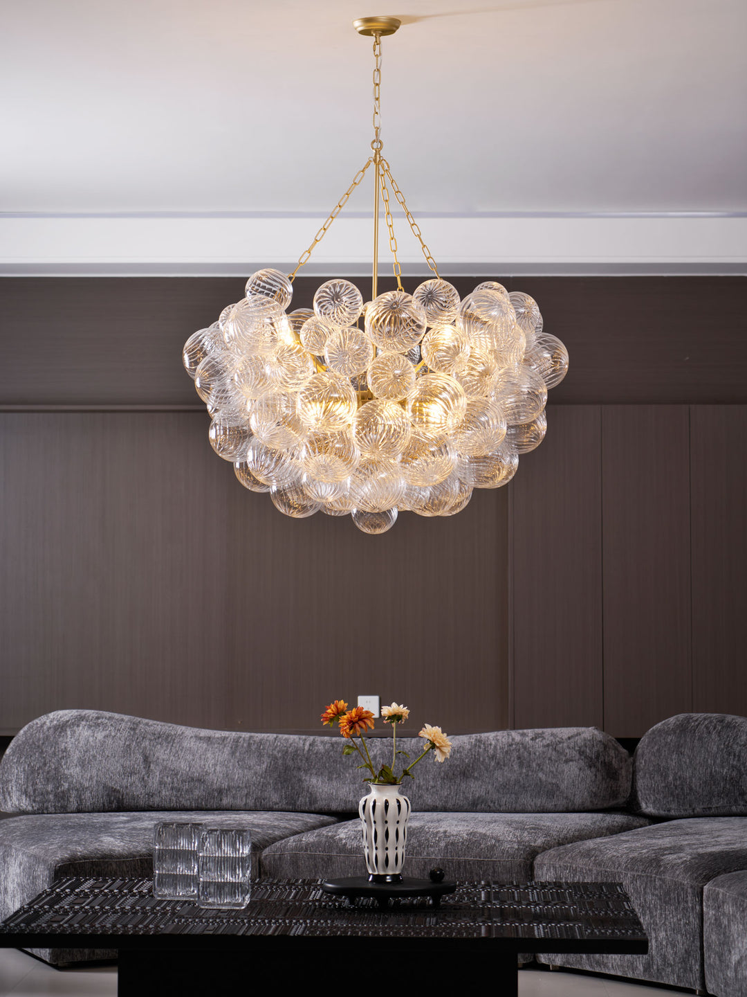 Glass Ball Bubbles Chandelier - Vakkerlight