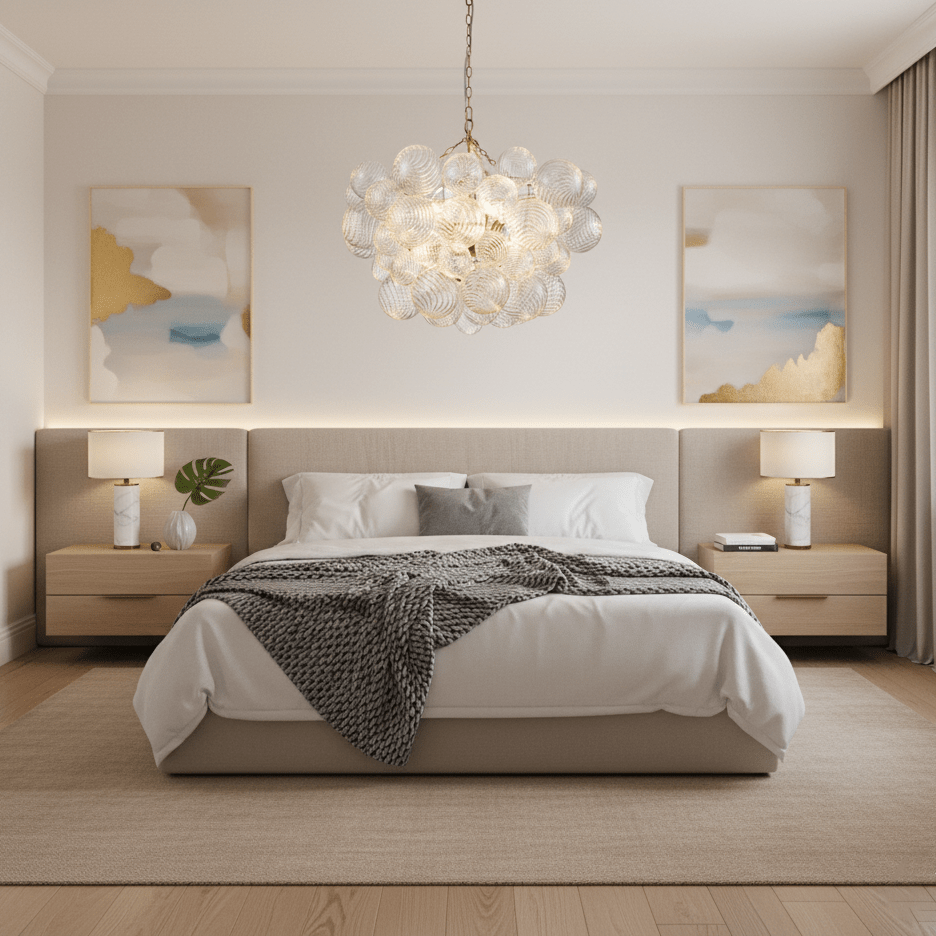 Glass Ball Bubbles Chandelier - Vakkerlight