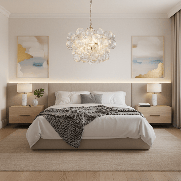 Glass Ball Bubbles Chandelier - Vakkerlight