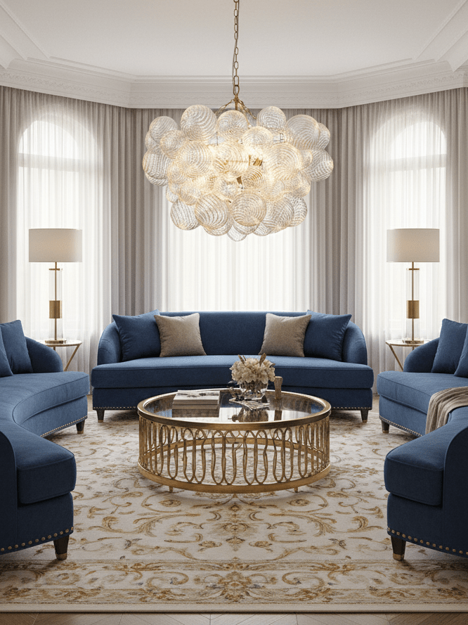 Glass Ball Bubbles Chandelier - Vakkerlight