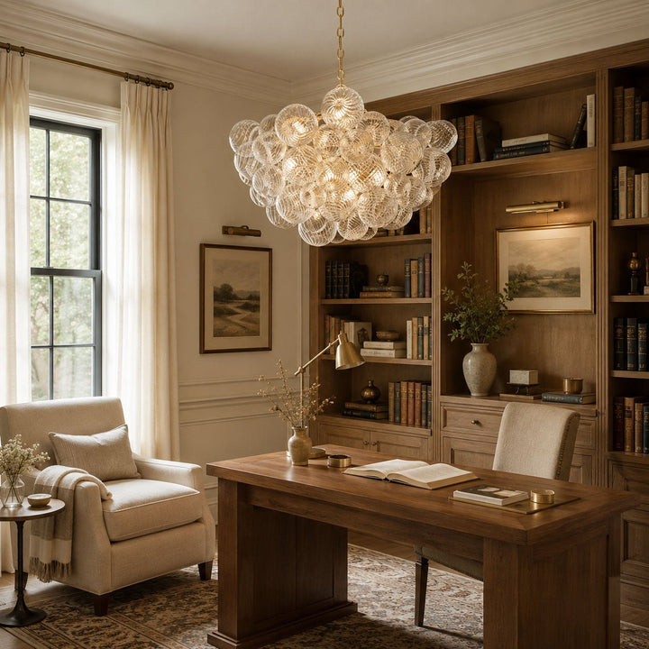 Glass Ball Bubbles Chandelier - Vakkerlight
