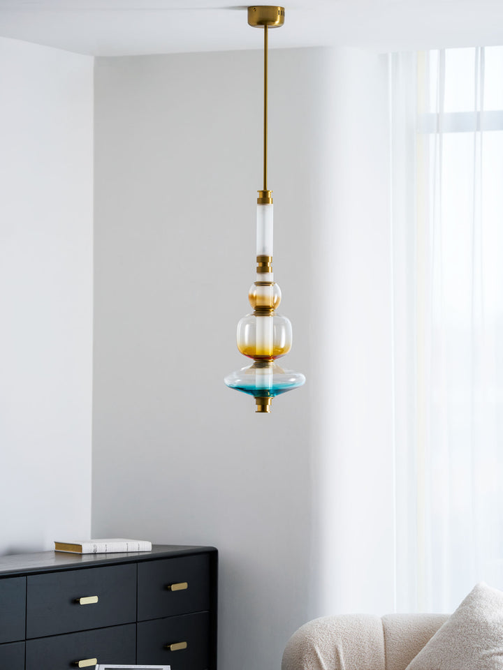 Glass Bead Linear Pendant Light - Vakkerlight
