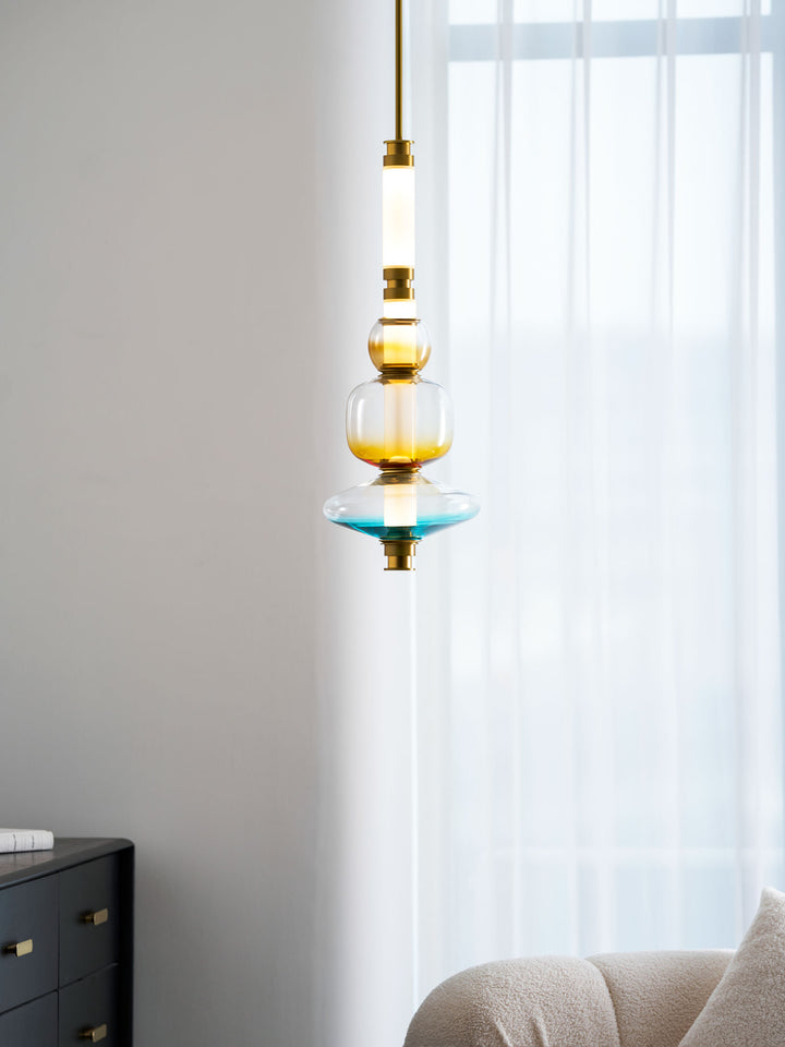 Glass Bead Linear Pendant Light - Vakkerlight
