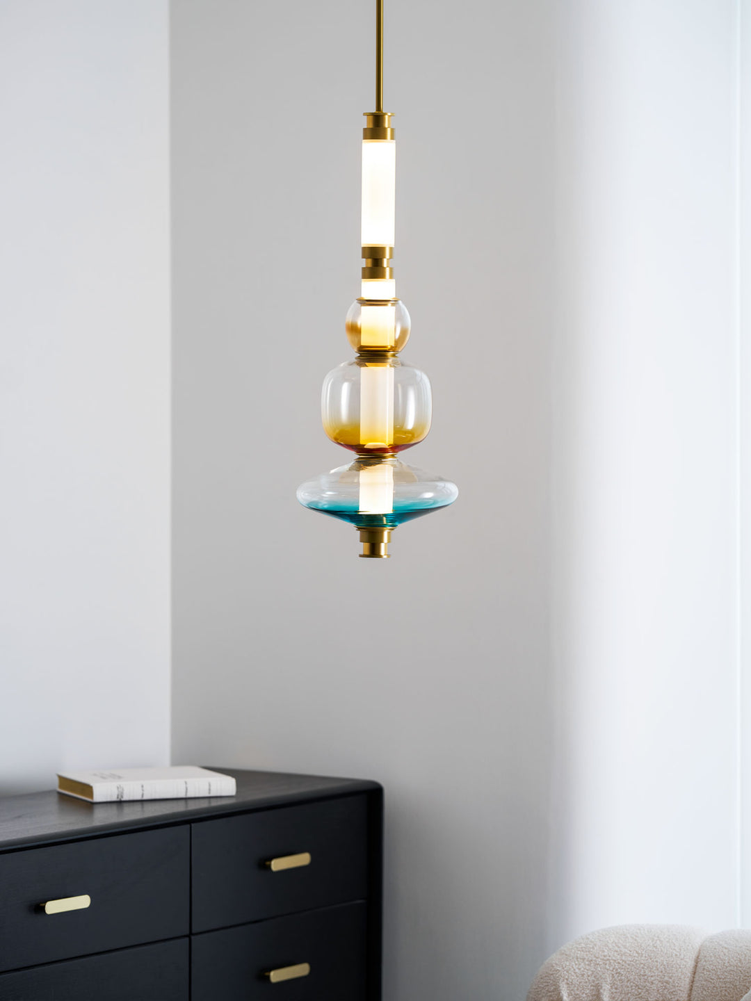 Glass Bead Linear Pendant Light - Vakkerlight