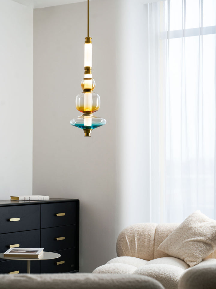 Glass Bead Linear Pendant Light - Vakkerlight